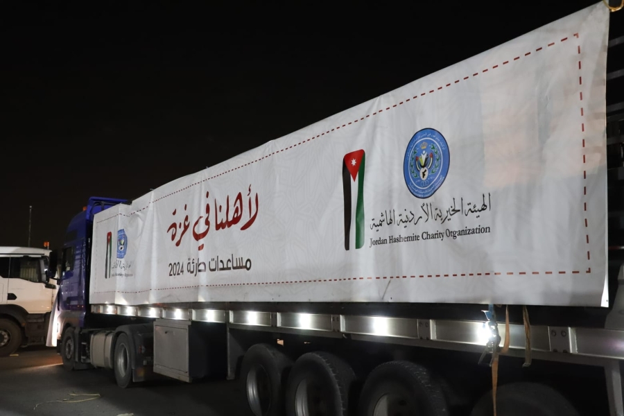 ارتفاع المساعدات الأردنية إلى غزة ثلاثة أضعاف منذ وقف إطلاق النار
