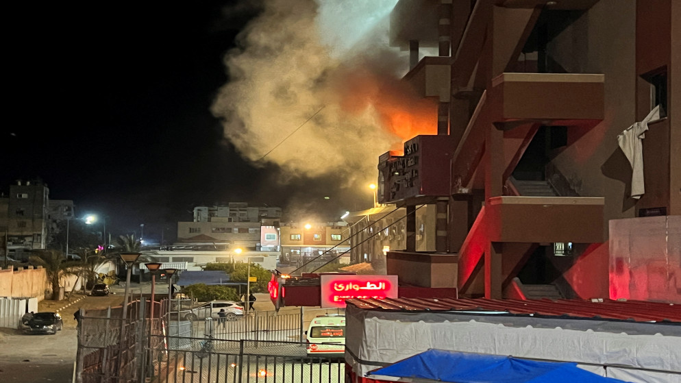 الحرب على غزة صحة غزة: استهداف مجمع ناصر جريمة حرب وانتهاك للقانون الدولي