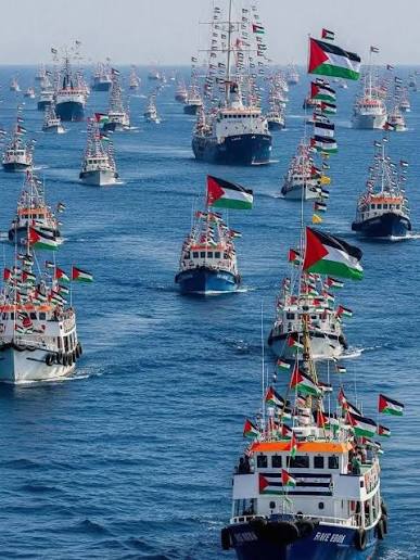 توتر قبالة غزة مع اقتراب أسطول الصمود وإسرائيل تتوعد بالاعتراض