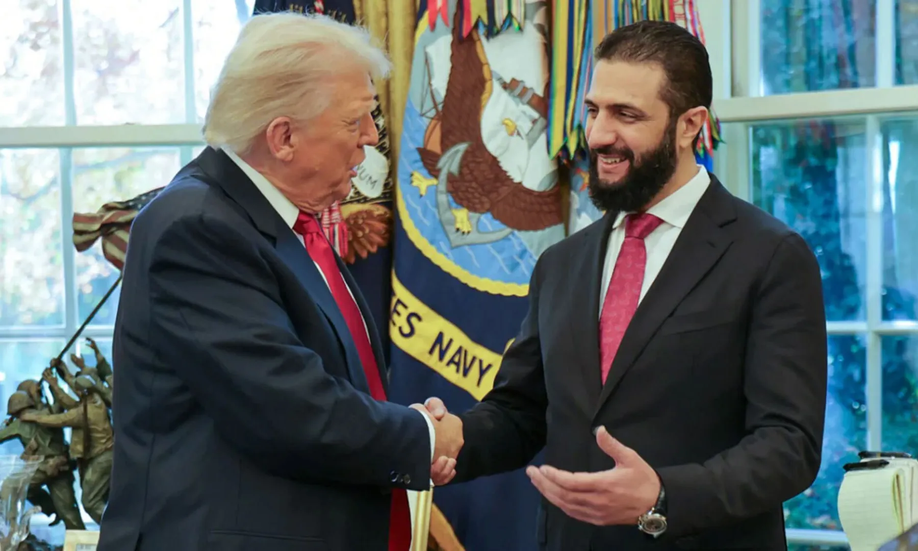 اتصال بين الشرع وترامب.. ما التفاصيل؟